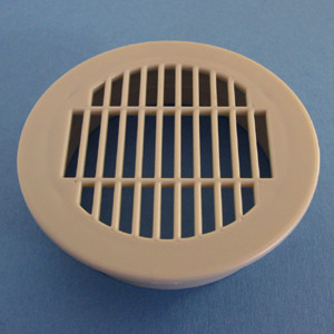 Round Vent Grill Almond 2-1/2", Bag of 1