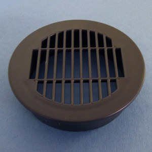 Round Vent Grill Bronze 2-1/2", Bag of 1