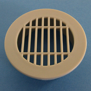 Round Vent Grill Almond 2", Bag of 1