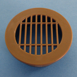 Round Vent Grill Tan 2", Bag of 1