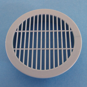 Round Vent Grill Silver 3", Bag of 1