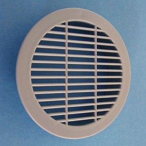 Round Vent Grill Gray 3", Bag of 1