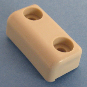 Drawer Bumper With Reference Tab Putty 3/8" X 1-1/4", Pkg of 1000