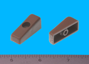 Drawer Bumper Tan 1/2", Pkg of 1000