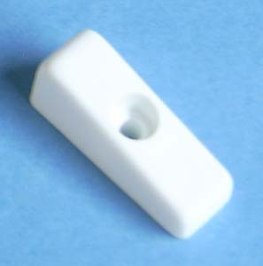 Drawer Bumper White 1/2", Bag of 4