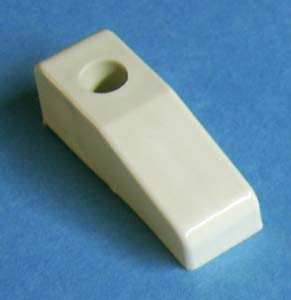 Drawer Bumper w/ Reference Tab Almond 3/4", Pkg of 50