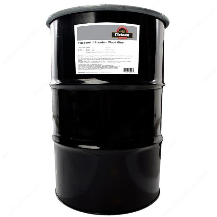 Titebond II Premium Wood Glue, Volume 55 gal.