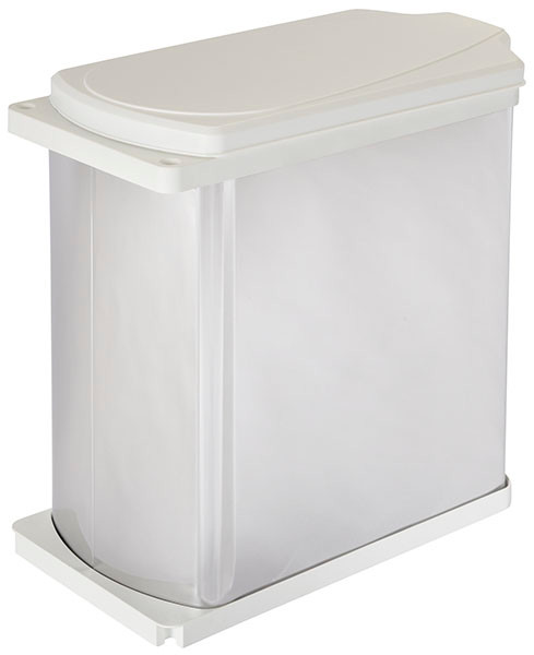 Trash Can Uno, hinged, stainless steel, 18liters