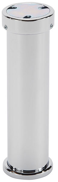 Console, steel, chrome plated, straight 50mm