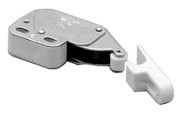 Non-Magnetic Push/Touch Latches White/nickel