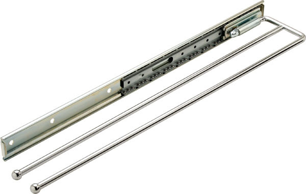 Towel Holder, 2-rail, chrome-plated