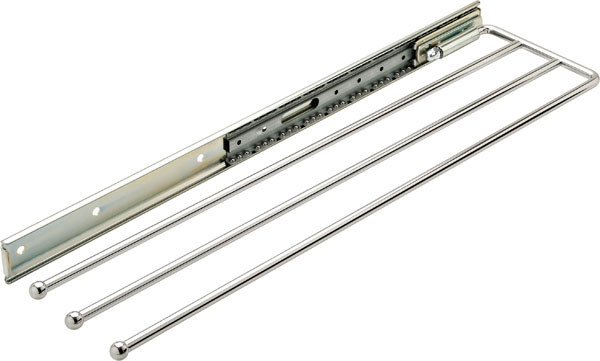Towel Holder, 3-rail, chrome-plated