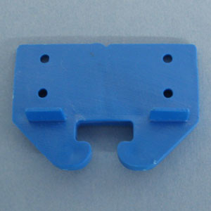 Backplate For Wood Drawer Slides Blue 1/4" X 3/4", Pkg of 1000