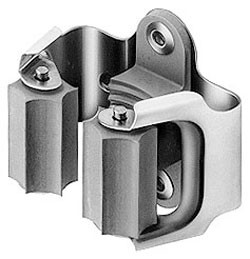 Broom Holder, steel, zinc-plated, galvanized