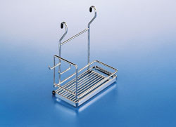 Mixer Rack, steel, polished chrome