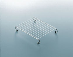 Trivet, polished chrome, 200 x 300 x 35mm
