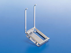 Writing Pad Holder, chrome / aluminum, 135mm