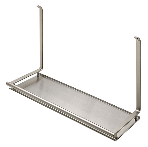 Shelf Rack, stainless steel / matt nickel, 440 x 275mm