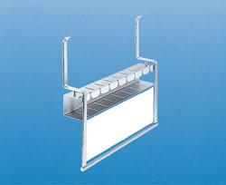 Knife Holder, stainless steel / matt nickel, 380mm