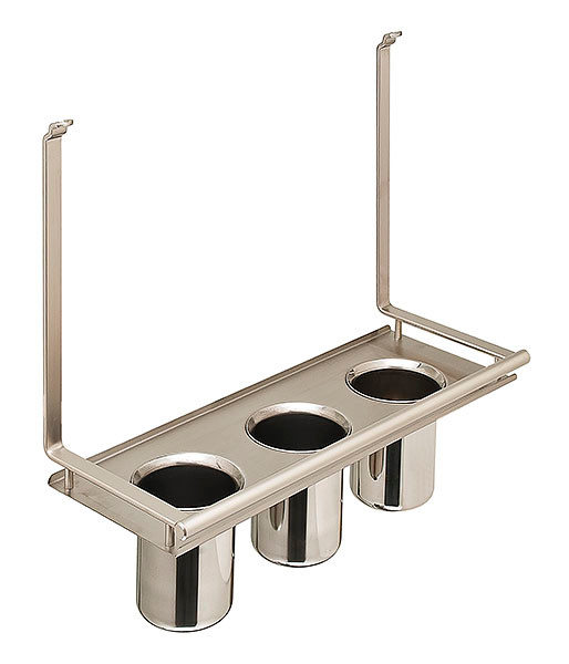 Utensil Holder, stainless steel / matt nickel, 380mm