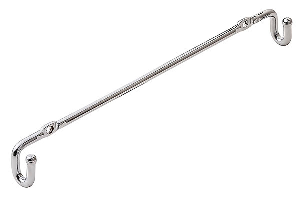 Mounting Bracket, steel, chrome-plated, 214mm