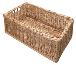 Basket Wicker Bread, 363 x 540 x 200mm