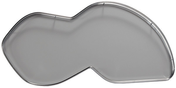 LeMans II Set, Arena, right, chrome/gray, adjustable post, 25kg per tray (set includes: 2-60'er trays and posts)