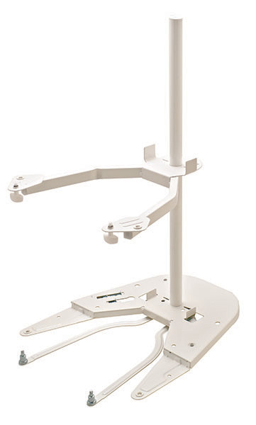 Suzie-Q Set, for frameless cabinets, steel, white