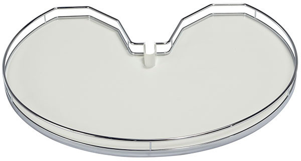 Basket Arena Plus 3/4 Round, chrome / white, diameter 810mm