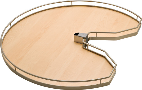 Tray Arena 3/4 Round, champagne / maple, diameter 810mm