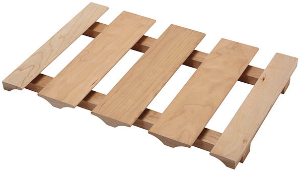 Stemware Rack, cherry, 18" x 12" x 1.5"