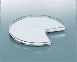 Tray Arena 3/4, chrome / maple, diameter 820mm