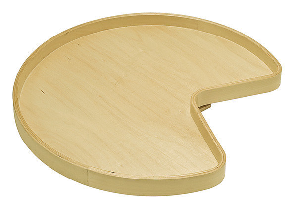 Revolving Kidney Tray, maple, 24" diameter x 2"