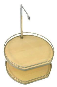 Twister Set, Arena, steel, chrome / white, 32" x 36 1/4" (set includes: shelves, post, and mounting hardware)