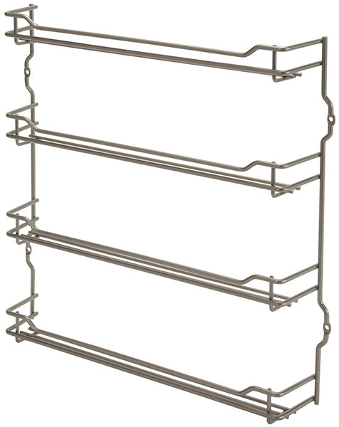 Spice Rack, steel, champagne, 391 x 66 x 395mm
