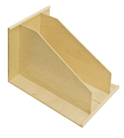 Vertical Tray Divider, maple, 22.25" x 16" x 5"
