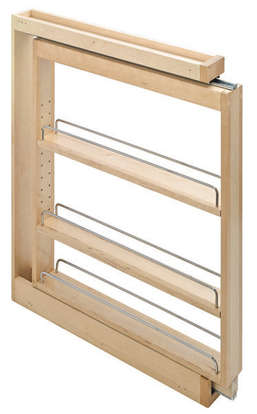 Base Filler Pull-out, maple, soft close, 30" x 6" X 23.25"