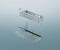 Base Storage Unit Pull-Out, steel, chrome-plated