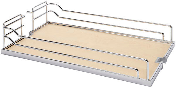 Tray Arena, chrome / maple, 350 x 450 x 105mm