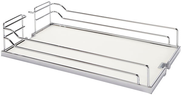 Tray Arena, chrome / white, 250 x 450 x 105mm