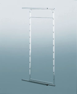 Pantry Frame with Runner, steel, silver, 1160-1495mm