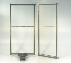Chefs Pantry Set, steel, champagne, 18" x 45", unhanded (set includes mounting hardware)
