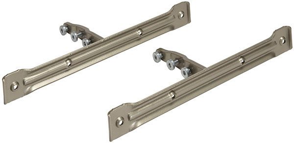 Front Bracket, steel, champagne, 250mm (1 set = 2 pieces)