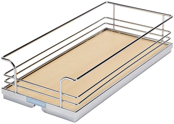 Pull-Out, Arena, steel, chrome / maple, 17 1/16 x 20 5/8 x 4 5/16"