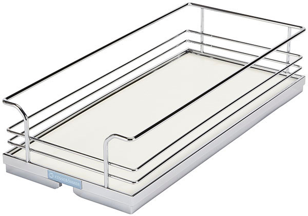 Pull-Out, Arena, steel, chrome / white, 12 x 20 5/8 x 4 5/16"
