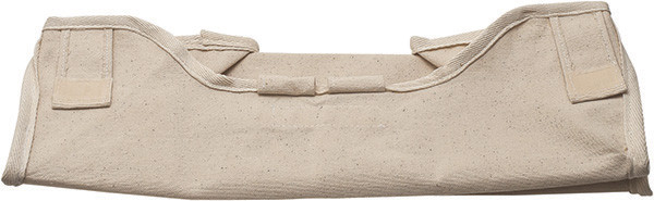 Cloth Liner, cotton, cream, for basket, 16" x 23" x 11"
