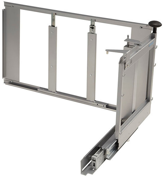 Magic Corner II V.3, Full Access, steel, silver, right hand, 38-46"