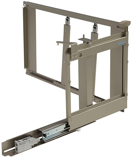 Magic Corner II V.3, Full Access, steel, champagne, left hand, 38-46"