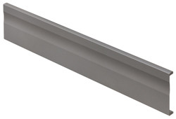 Moovit Front Panel, aluminum, metallic white, 95mm x 788mm