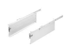 Metal Box System, 8" Height, 3/4 extension, steel, epoxy-coated white, 100 lbs, 11"